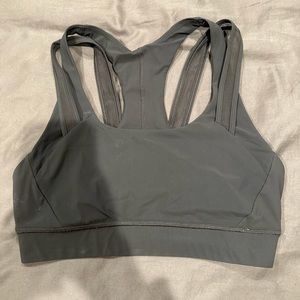 Lululemon Gray Bra size 6